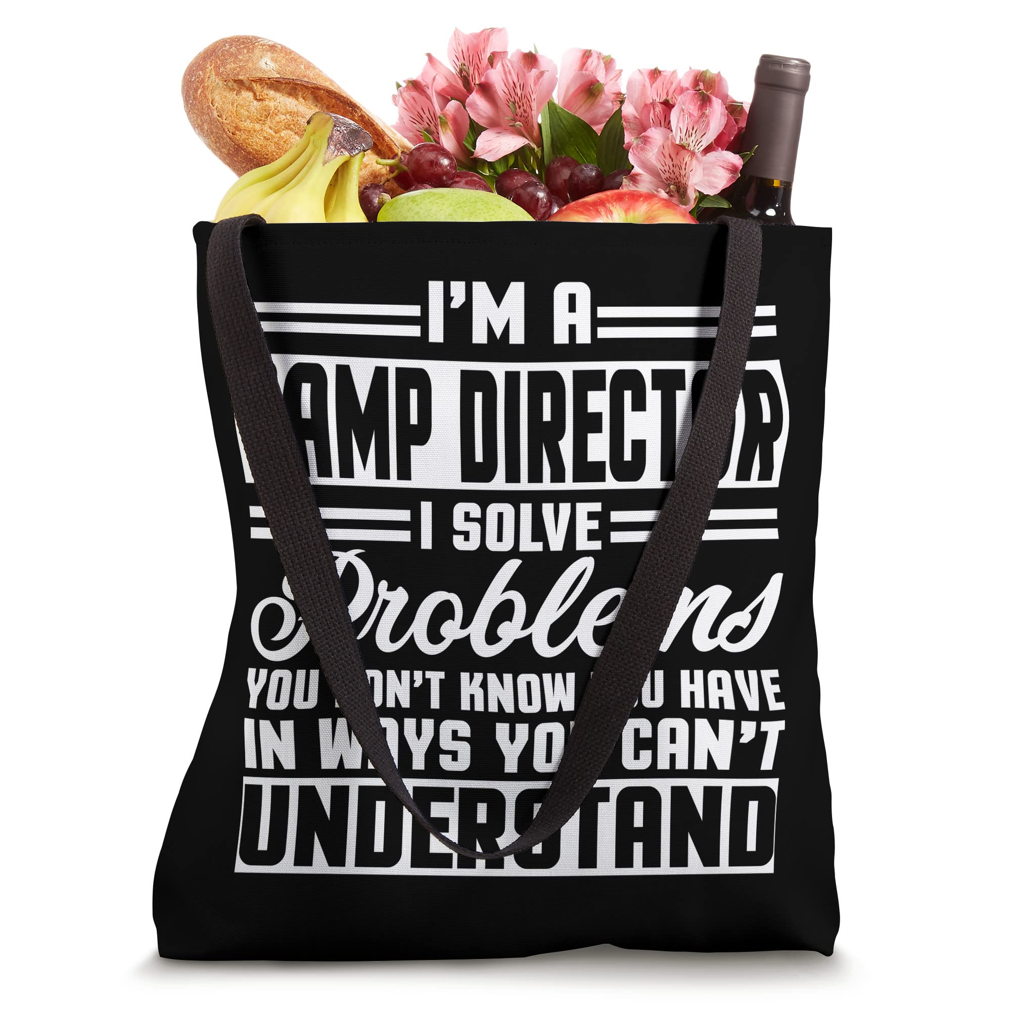 Camp Director Apparel - Funny Awesome Directors Design Tote Bag