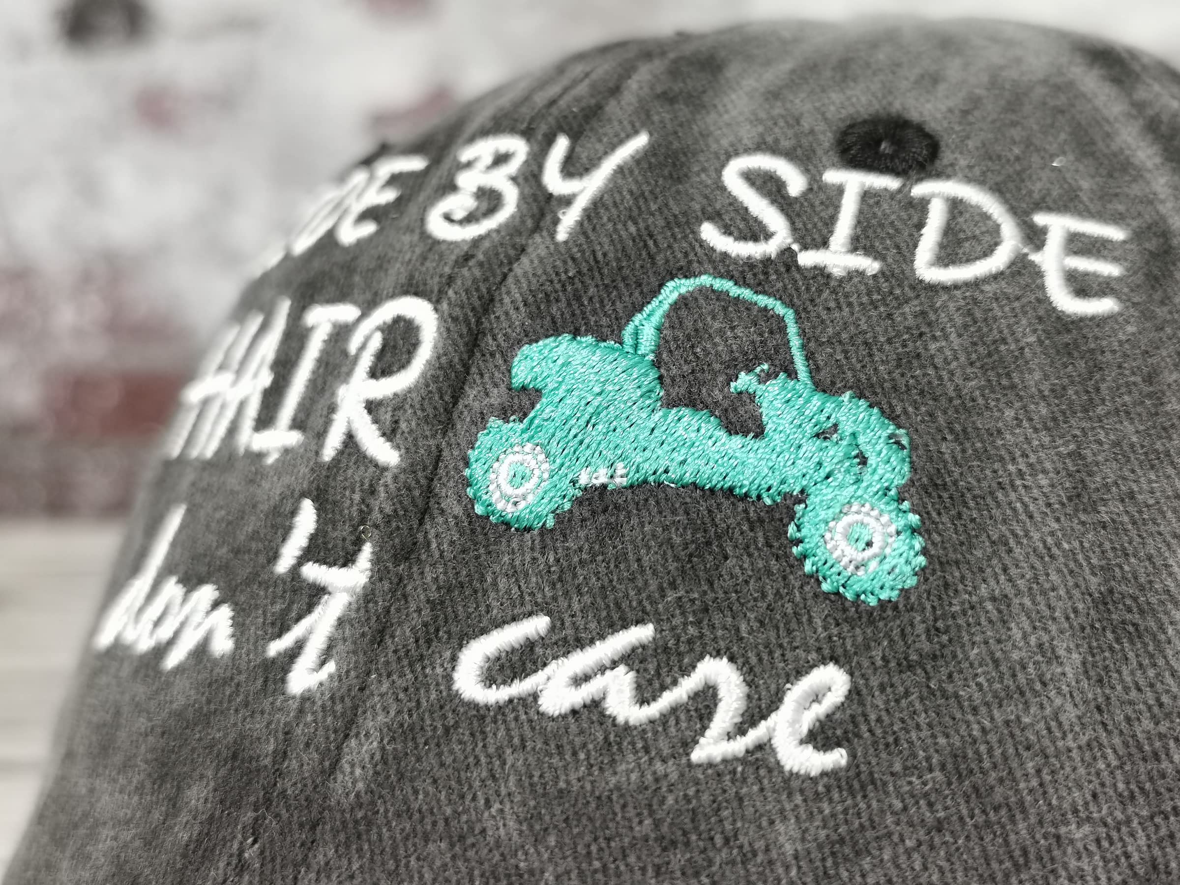 Hepandy Embroidered Side by Side Hair Don't Care Trucker Hat, Embroidery Mesh Baseball Cap for Kids Women Men, Adjustable Dad Hat