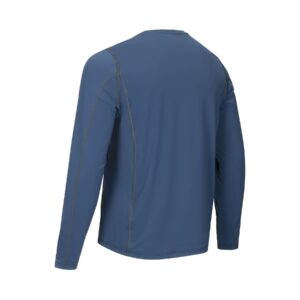 FORLOH Men's SolAir Long Sleeve - Lightweight Sun Shirt/UPF 50+ Sun Protection/Cooling & Quick-Dry Technology/Odor Control (M, Ensign Blue)