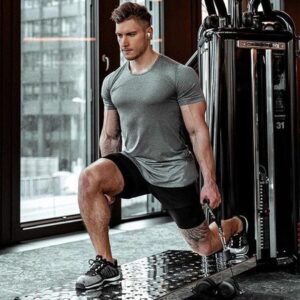 COOFANDY Men 3 Pack Workout Shirt Short Sleeve Gym Bodybuilding Muscle Shirts Base Layer Fitness Tee Top