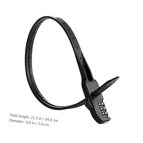 GAFOKI Electric Bike E Bikes Home Bike 5pcs Cycling Cable Tie Anti- Bike with Black Style Portable for Mountain Safety Lock Anti- Anti Outdoor Simple Heavy Duty Bike Lock Eletric Bike E Bike