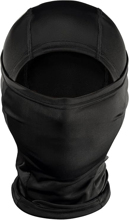 OneTigris Balaclava Face Mask Men, Women's Full Head Wrap Motorcycle Cooling Neck Gaiter Tactical Hood for Hiking Cycling (Black, Medium)