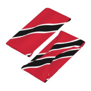 Trinidad and Tobago Sports Headbands Unisex Yoga Non-Slip Quick-Drying Workout Hairband