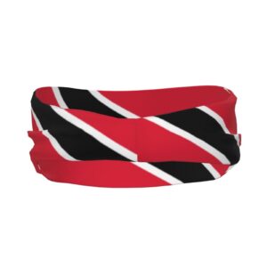 Trinidad and Tobago Sports Headbands Unisex Yoga Non-Slip Quick-Drying Workout Hairband