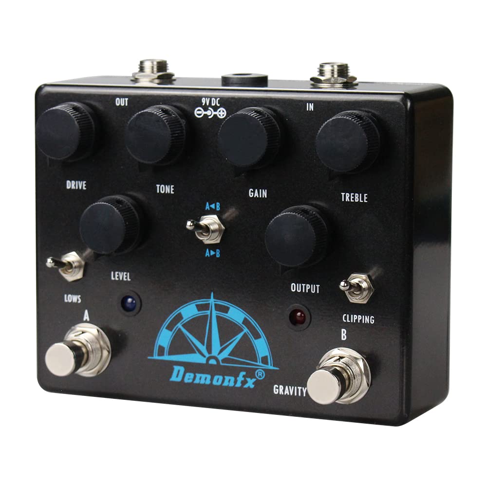 Demonfx DFG Gravity Dual Channel Overdrive w/Clipping Toggle Options