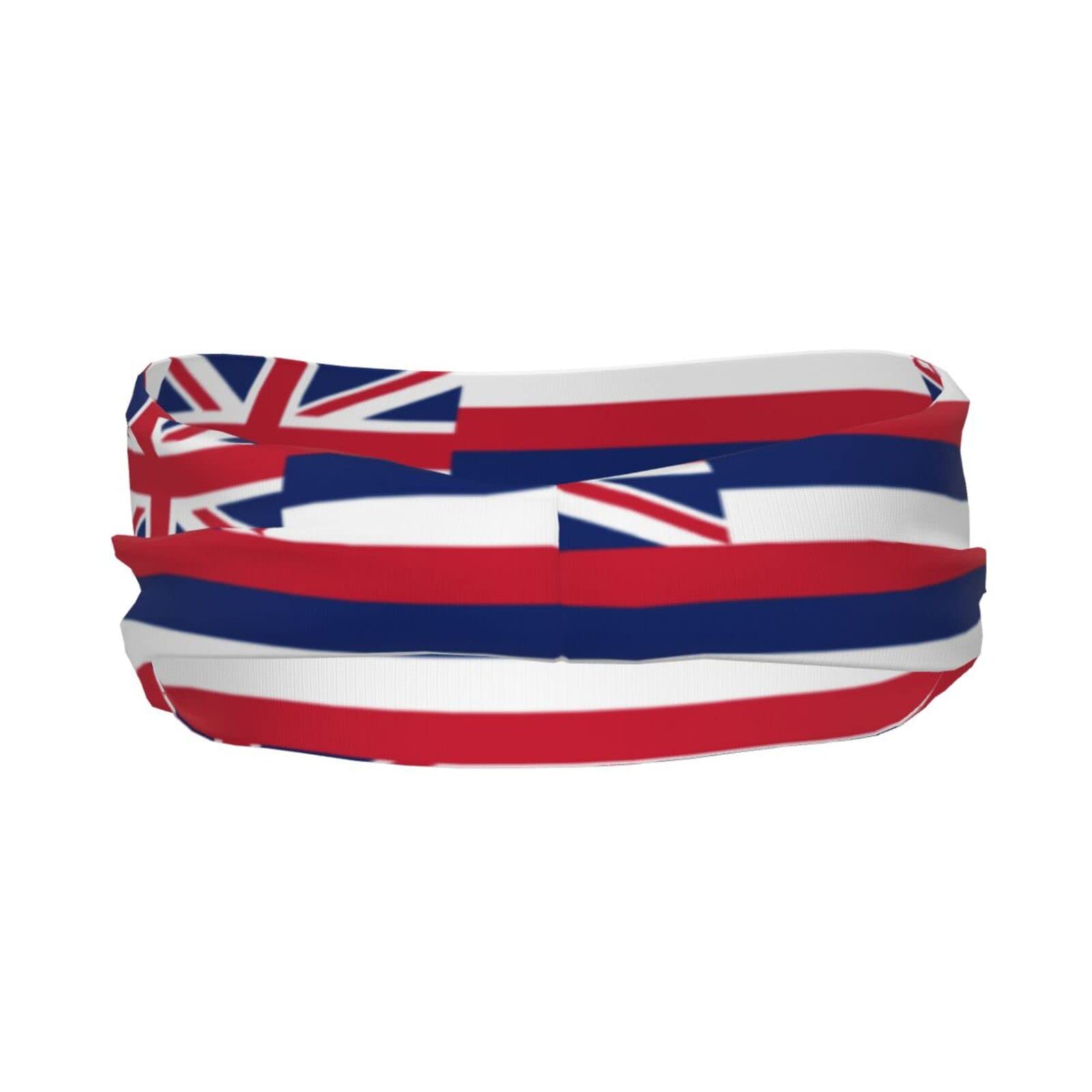 Hawaiian Flag Sports Headbands Unisex Yoga Non-Slip Quick-Drying Workout Hairband