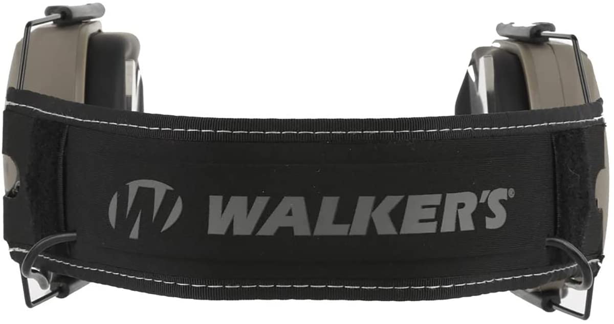 Walker's GWP-RSEMPAT-FDE Electronic Muffs & Razor Walkie Talkie Handsfree Communication up to 3 Miles Black