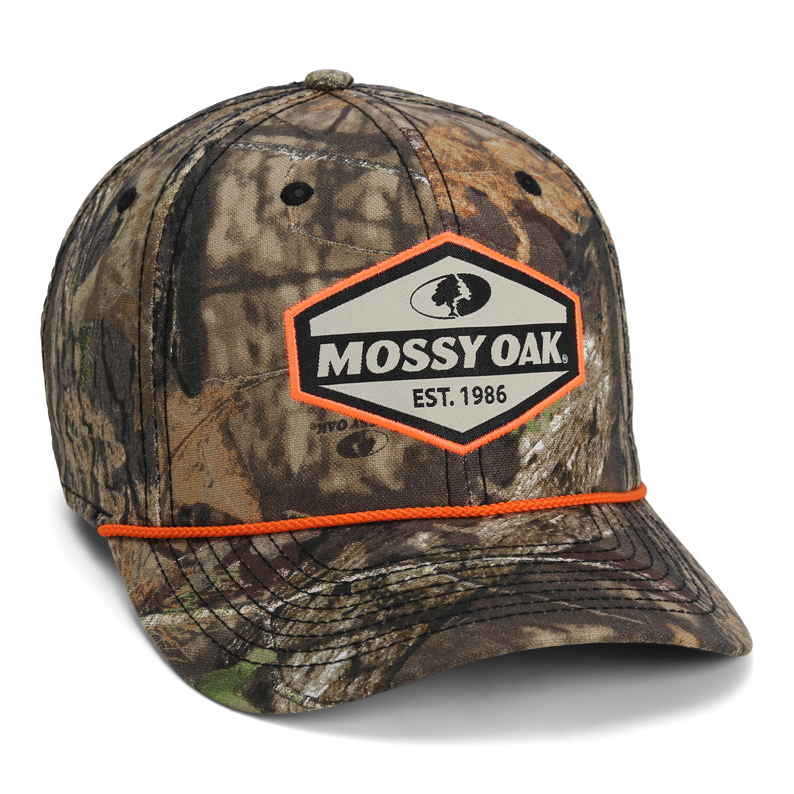 Mossy Camo Patch Hunting Hat Oak Rope Cap Mossy Vintage Camoflauge Hat (Country)