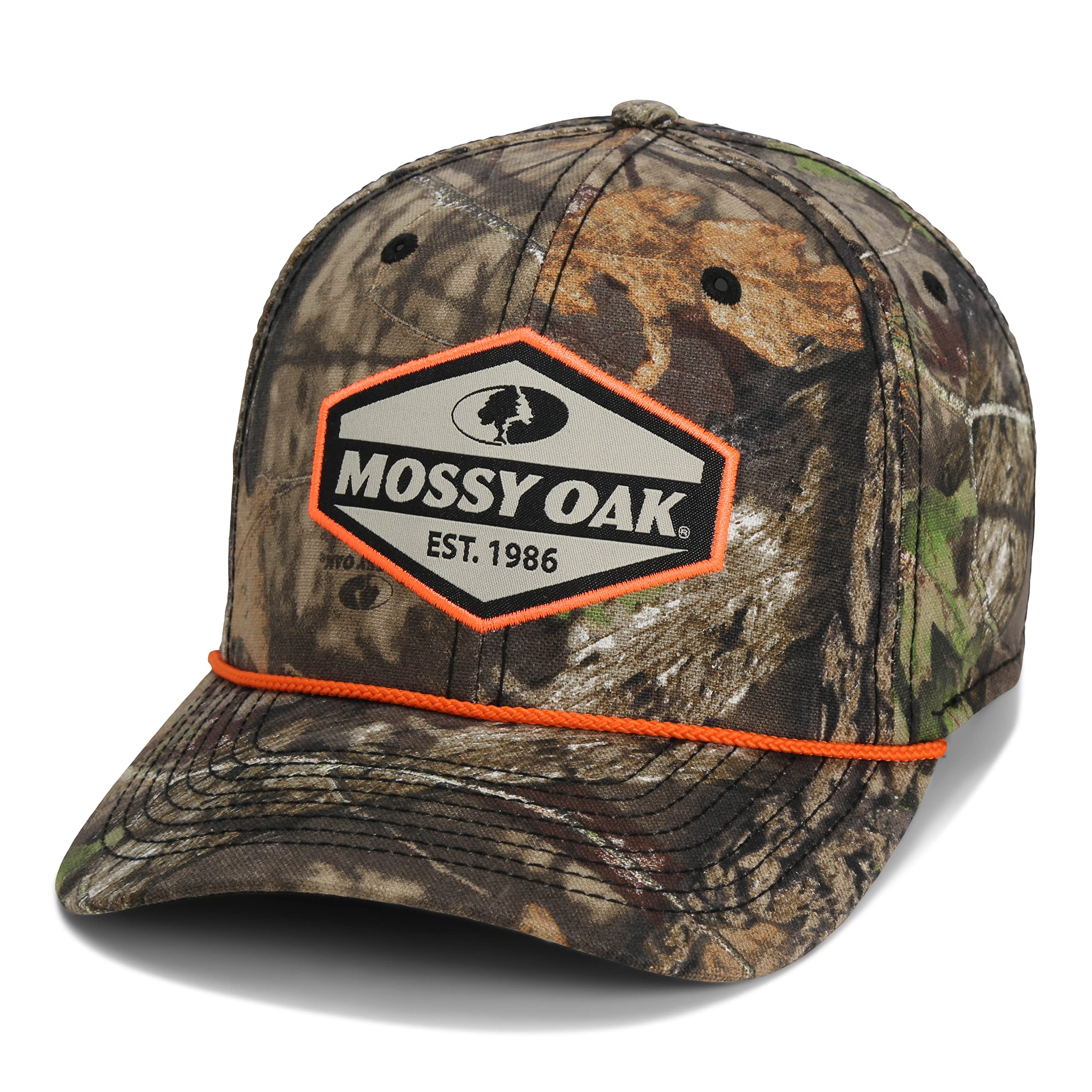 Mossy Camo Patch Hunting Hat Oak Rope Cap Mossy Vintage Camoflauge Hat (Country)