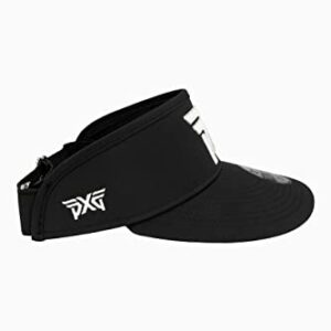 PXG Lightweight Prolight Tour Visor, UPF 50+ Sun Protection, Superior Odor-Free Cooling Fabric, Adjustable Sliding Buckle Closure - Black