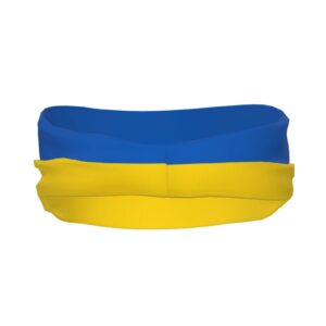 Ukraine Flag Sports Headbands Unisex Yoga Non-Slip Quick-Drying Workout Hairband