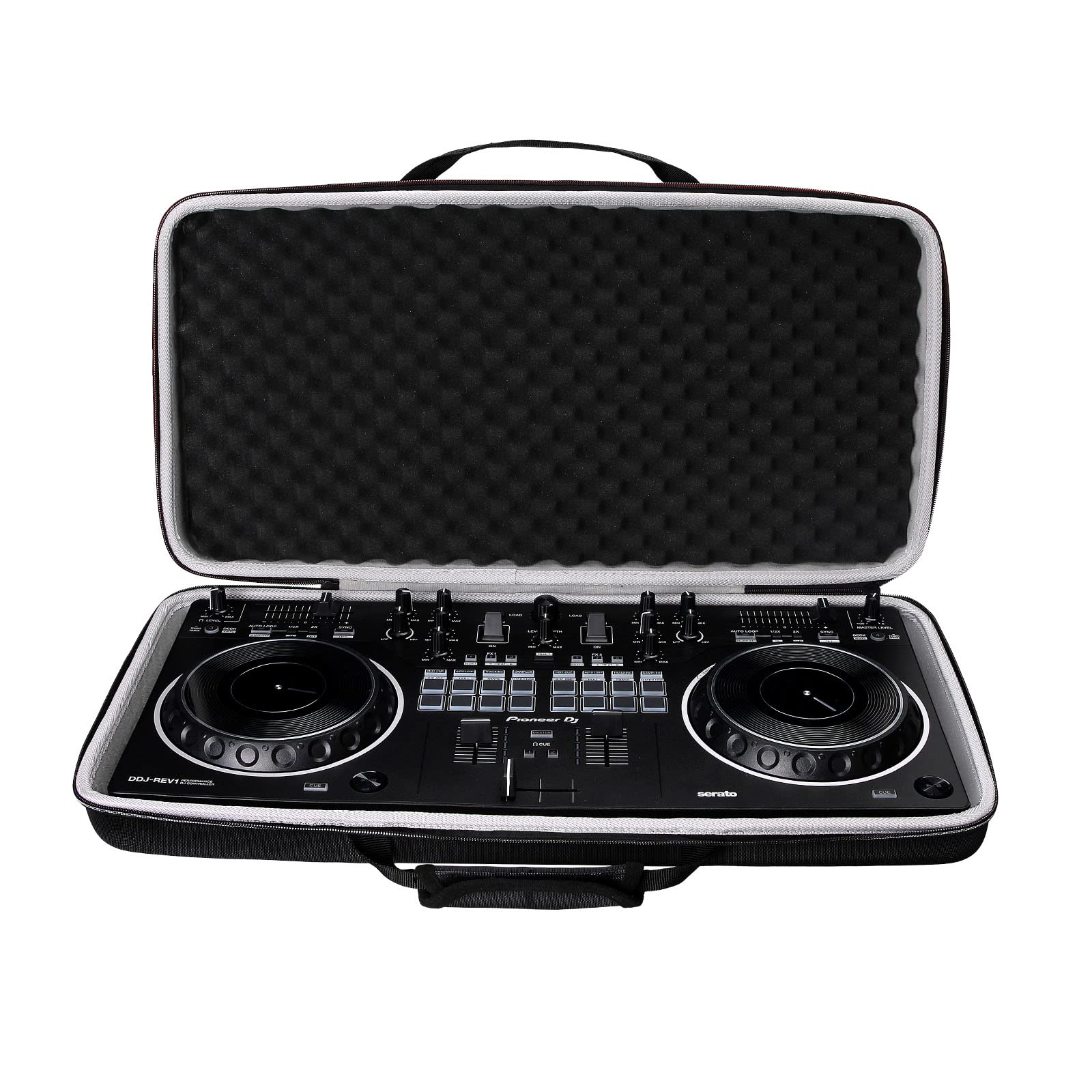 XANAD Hard Case for Pioneer DJ DDJ-REV1 2-deck Serato DJ Controller - Protective Carrying Storage Bag