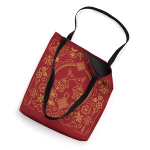 Chinese Zodiac Rabbit 2023 Tote Bag