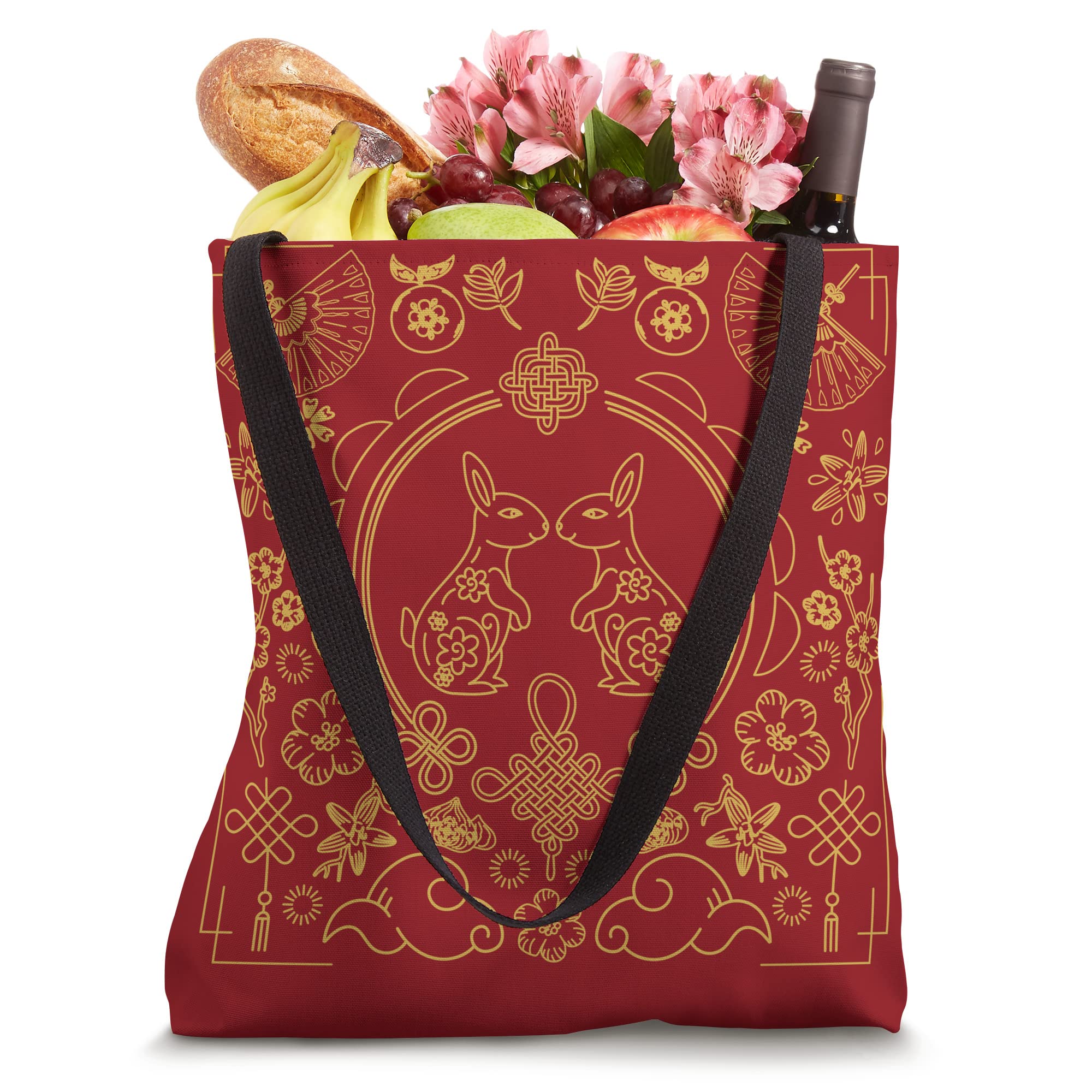 Chinese Zodiac Rabbit 2023 Tote Bag