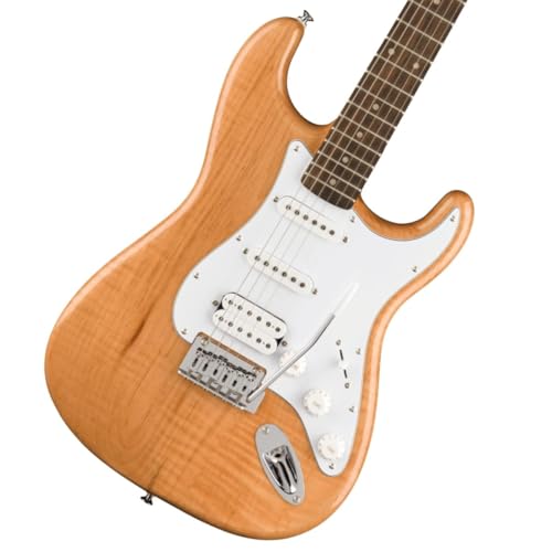 Squier Affinity Series FSR Stratocaster Electric Guitar, Natural, Laurel Fingerboard