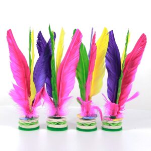 celwchx jianzi shuttlecock colorful foot feather sports jianzi