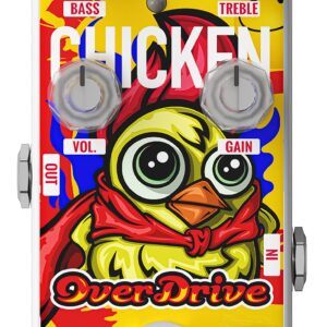 AZOR Overdrive Guitar Effect Pedal Chicken Overdrive Wide Range Pedal for Electric Guitar True Bypass AP505