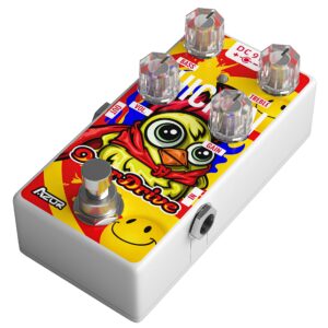 AZOR Overdrive Guitar Effect Pedal Chicken Overdrive Wide Range Pedal for Electric Guitar True Bypass AP505