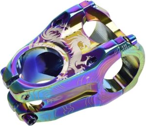 zechao mountain bike stem,alloy 31.8 * 45mm cnc 0 degree short bike stem xc am mountain road bike handlebar stem bike parts bike stem (color : rainbow, size : 31.8 * 45mm)