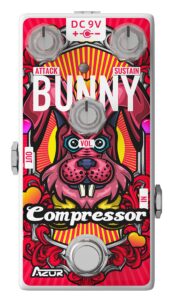 azor compressor pedal bunny low noise compression guitar effect pedal for electric guitar & bass true bypass ap510