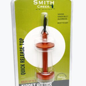 Smith Creek Tippet Holder & Spent Line Wrangler Value Bundle (Burnt Orange)