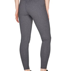 RBX Women's Buttery Soft Squat Proof Legging Space Dye Legging Heathered Grey/Black XS