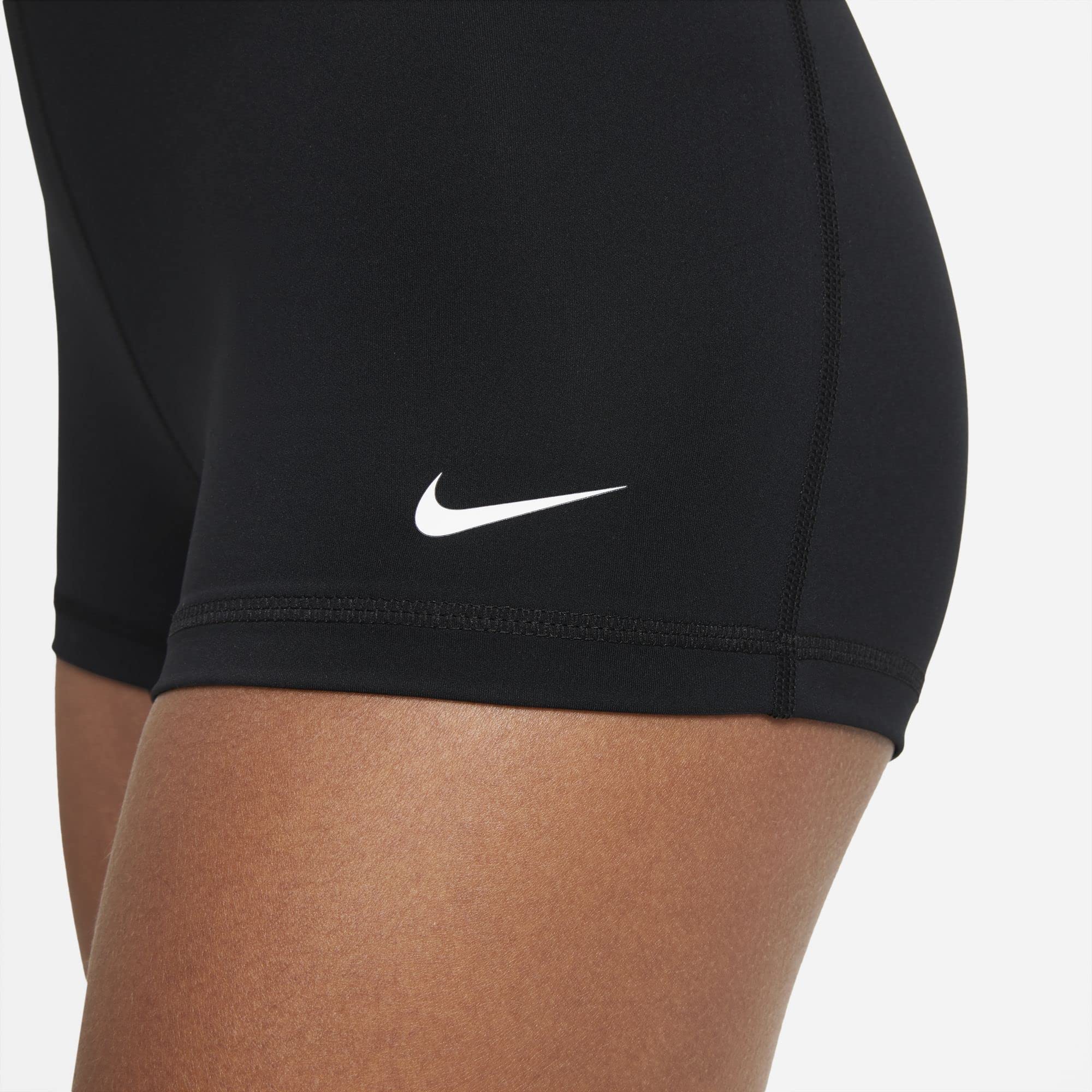 Nike Womens Pro 3 Inch Compression Shorts (as1, Alpha, m, Regular, Regular, Black/Black/White)