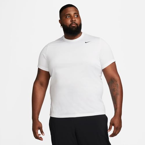 Nike Men's Dri-Fit Legend Fitness T-Shirt White | Black 2XL