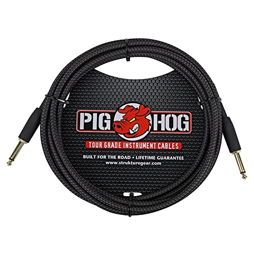 Orange Amp Micro Dark Terror MD20 Hybrid Amp Head Mini Stack Combo Bundle with PPC108 1x8 in Black Speaker Cabinet, Pig Hog Woven Guitar Cable 10ft, Speaker Cable and Liquid Audio Polishing Cloth