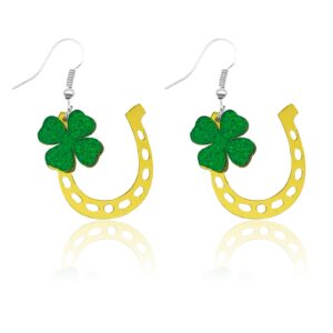 st patricks day earrings st. patrick's day earrings for women shamrock dangle earrings st. patrick's day accessories jewelry