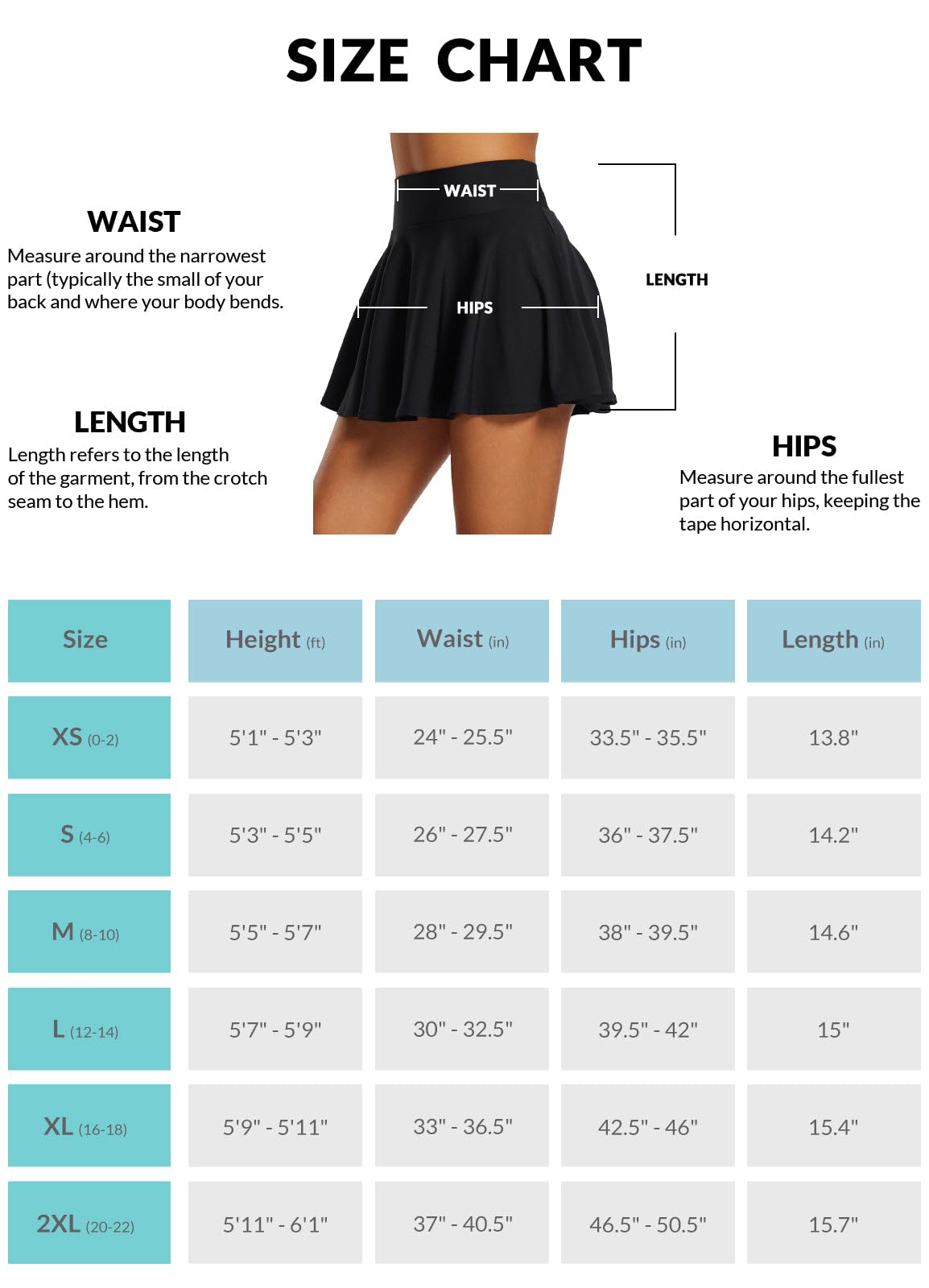 BALEAF Tummy Control Tennis Skirts for Women High Waisted Flowy Pleated Golf Skorts Skirts with Shorts 2 Inner Pockets Black M