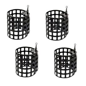 4pcs fishing carp bait steel cage feeder 30g - 1oz basket trap lure holder fish fishing coarse accessories tackle