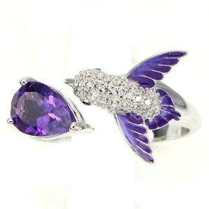 Women Hummingbird Ring Adjustable Finger Rings Superior Quality and Creative