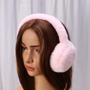 Ciieeo Ear Muffs Womens Winter Earmuffs Ear Warmers for Women Girls Outdoor Ear Covers Headband(Pink)