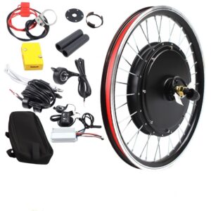 mignonnememe electric bicycle motor kit 20" 48v 1000w front wheel bike hub motor kit electric bike conversion kit 50km/h