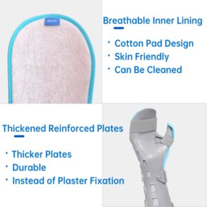 Resting Hand Splint, Wrist Support Brace Adjustable Hand Fracture Fixed Strap Sprain Carpal Tunnel Splint, Hand Tendinitis Pain Relief from Sports Injury Splint(Left)