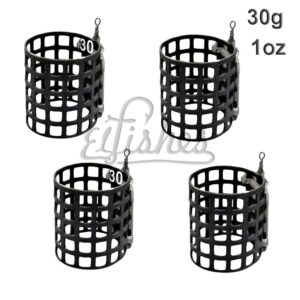 4pcs Fishing Carp Bait Steel Cage Feeder 30g - 1oz Basket Trap Lure Holder Fish Fishing Coarse Accessories Tackle