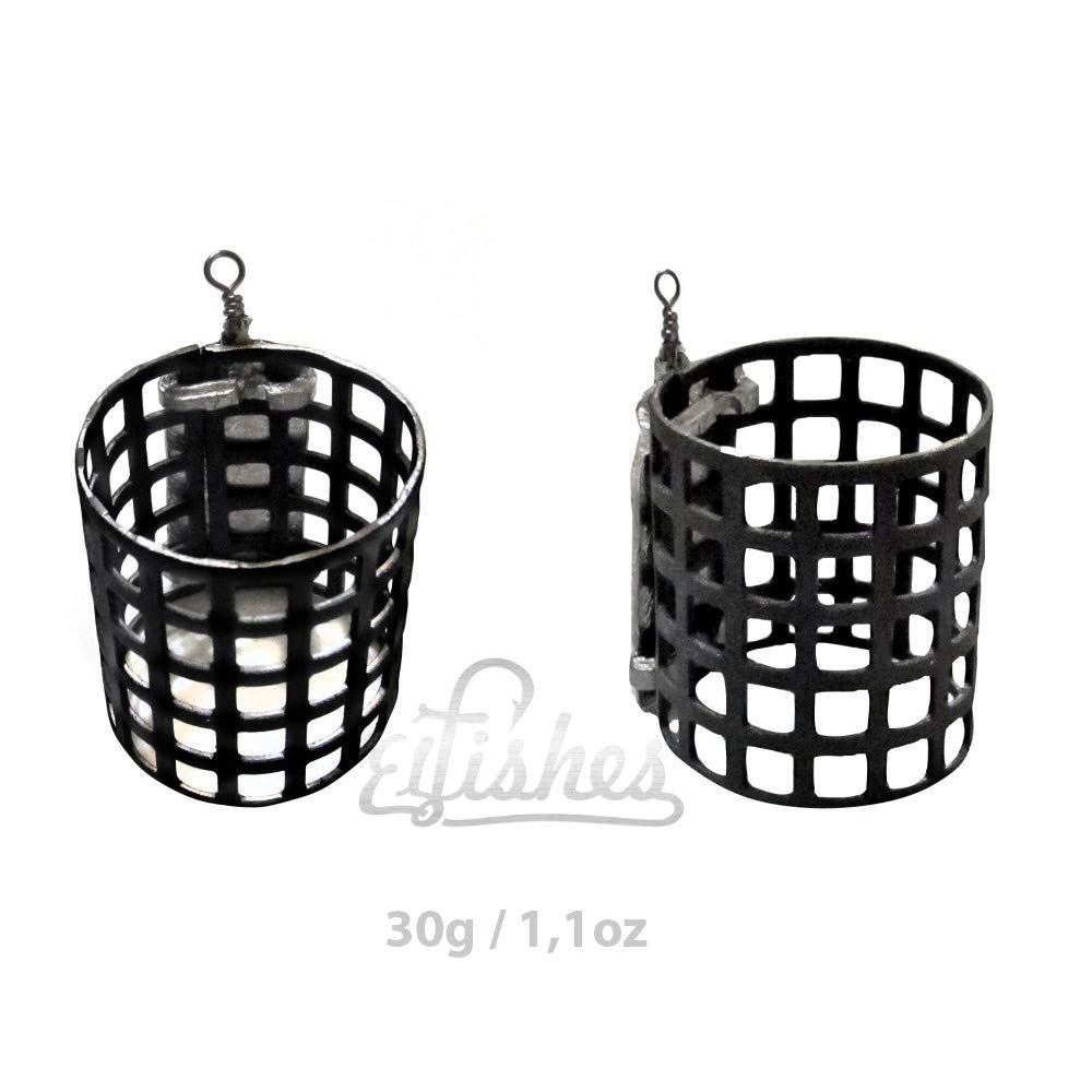 4pcs Fishing Carp Bait Steel Cage Feeder 30g - 1oz Basket Trap Lure Holder Fish Fishing Coarse Accessories Tackle