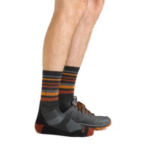 Darn Tough Vermont Men's Fastpack Micro Crew Lightweight Hiking Sock (Style 5012) - Charcoal, Large