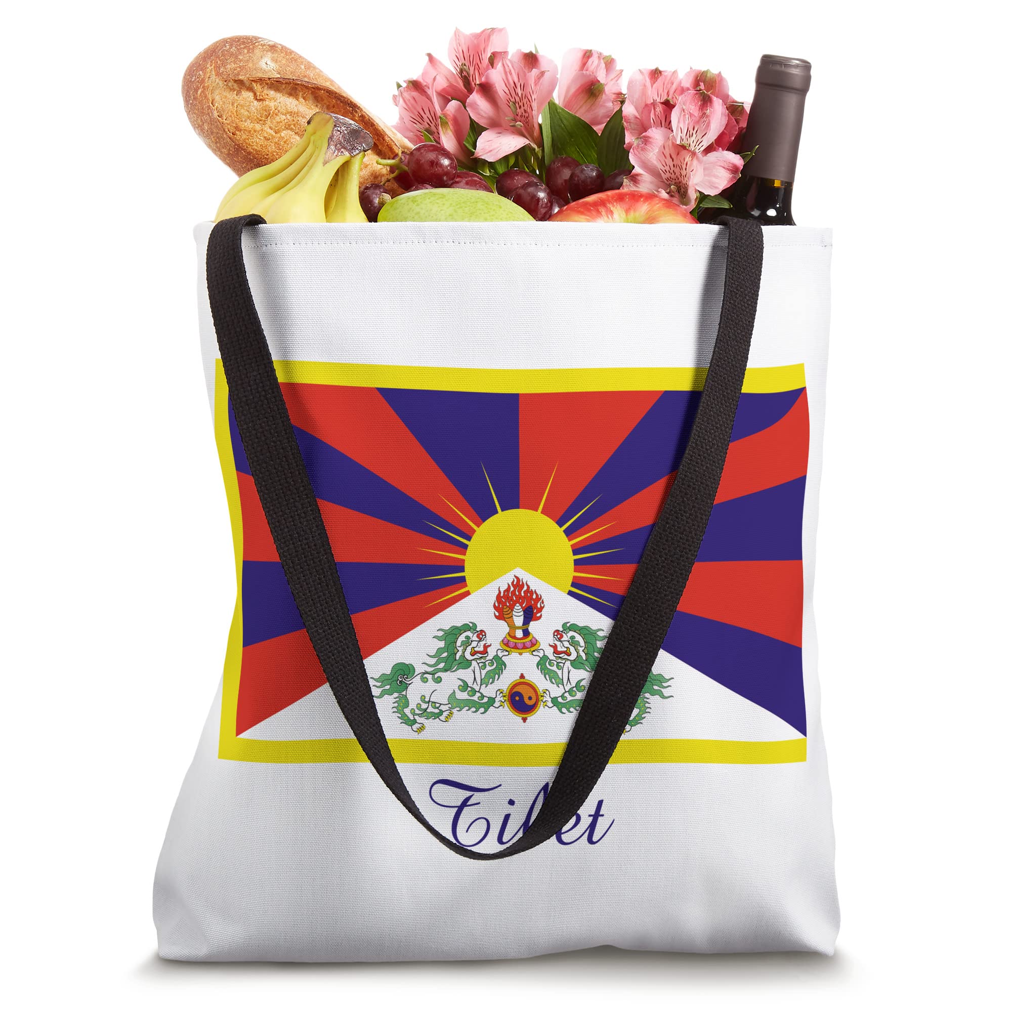 Tibet Tibetan Flag Souvenir Tote Bag