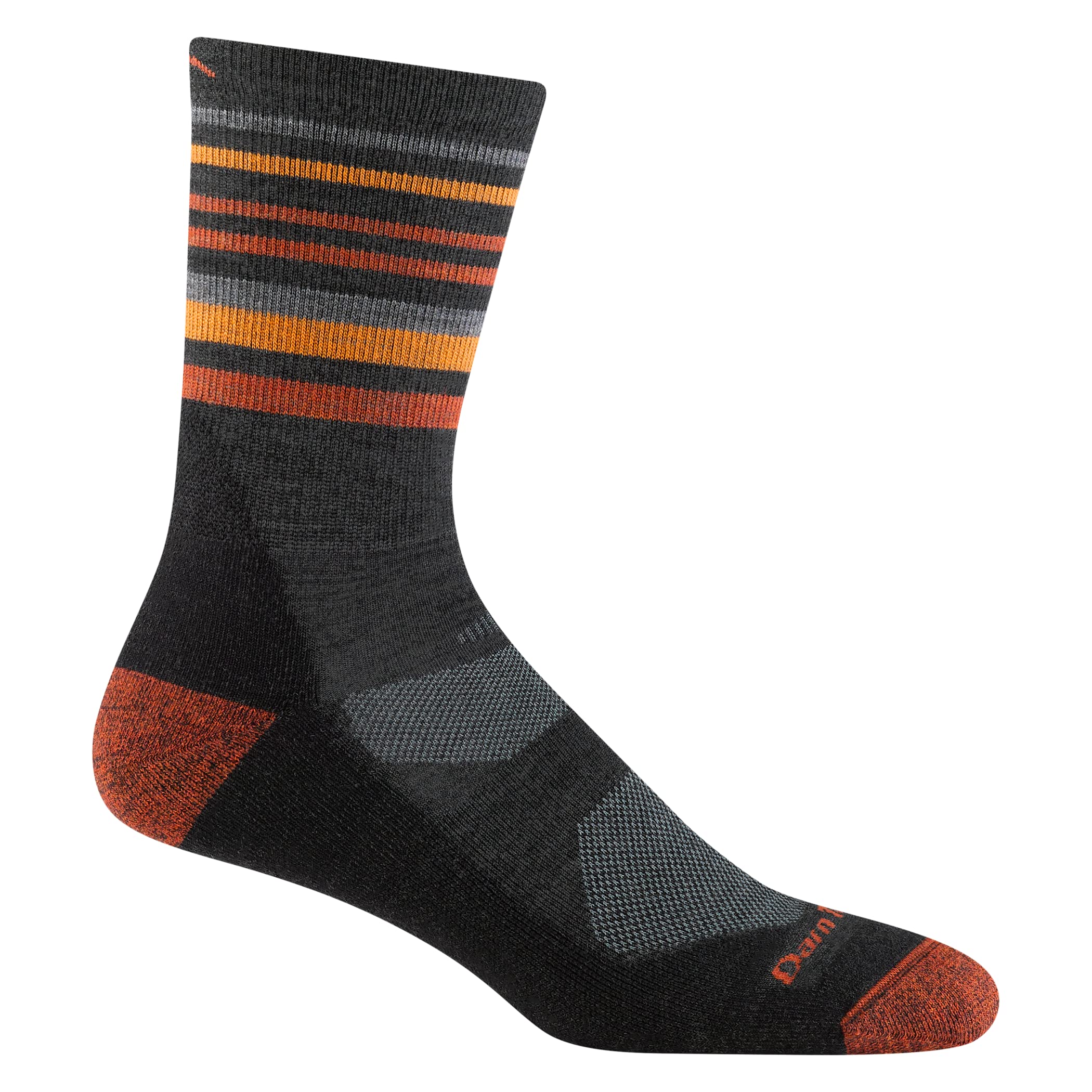 Darn Tough Vermont Men's Fastpack Micro Crew Lightweight Hiking Sock (Style 5012) - Charcoal, Large