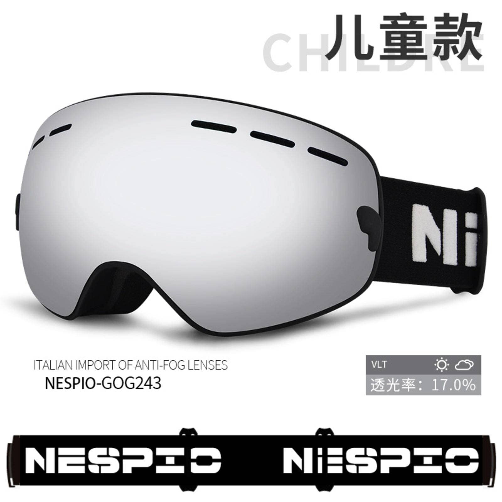 ZSQZJJ Ski Goggles Double Layer Antifog Glasses Mountaineering Ski Goggles