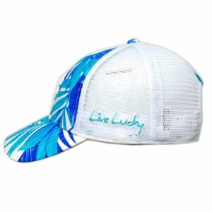 Black Clover Island Luck Hat - Tropical Adjus 16 - White Tropical - Adjustable