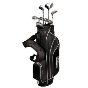 Forgan F100 Golf Clubs Set with Bag, Mens Right Hand (Graphite/Steel, 1" Longer (6'1 and up), Regular, Right) by Forgan of St Andrews