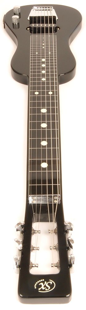 SX LAP 3 Black Lap Steel Guitar w/Free Carry Bag