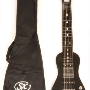 SX LAP 3 Black Lap Steel Guitar w/Free Carry Bag