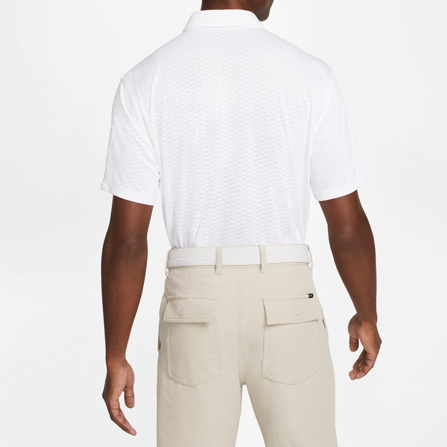 Nike Dri-FIT Vapor Men's Golf Polo Shirt (as1, Alpha, x_l, Regular, Regular, White/Black)