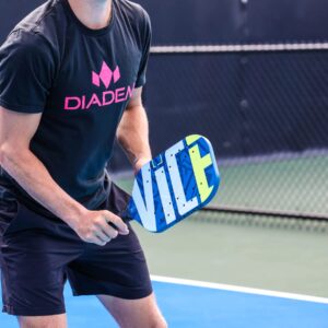 Diadem VICE Pickleball Concept Paddle | EVA Foam Core, RP2 Grit Coating, Edgeless Core Molding System Performance, High Grade Carbon Fiber | Spin, Control and Power | Indoor/Outdoor