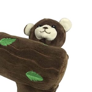 Golf Club Headcover, Golf Putter Cover Novelty Animal (Brown)