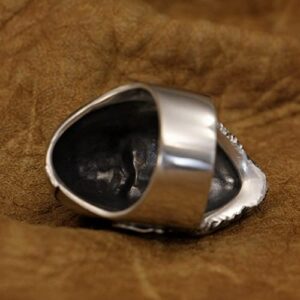 S925 Silver Heavy Ring for Men ~ Spartan Kratos God of war ~ Sterling Silver 925 ~ Viking Warrior Ring,